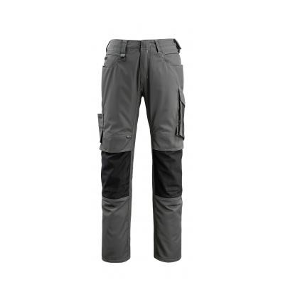 Calça multi-bolsos Mannheim - Antracite Escuro/Preto