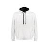 Sweat bicolor com capuz Urban - Branco/Preto
