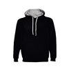 Sweat bicolor com capuz Urban - Preto/Cinza