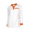 Workteam B6200 - Camisa bicolor Elegant para Senhora